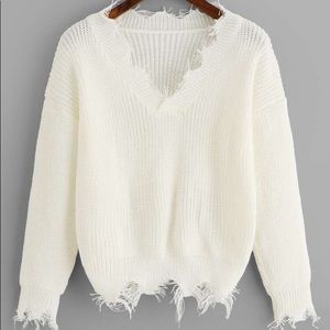 Creamy white sweatshirt